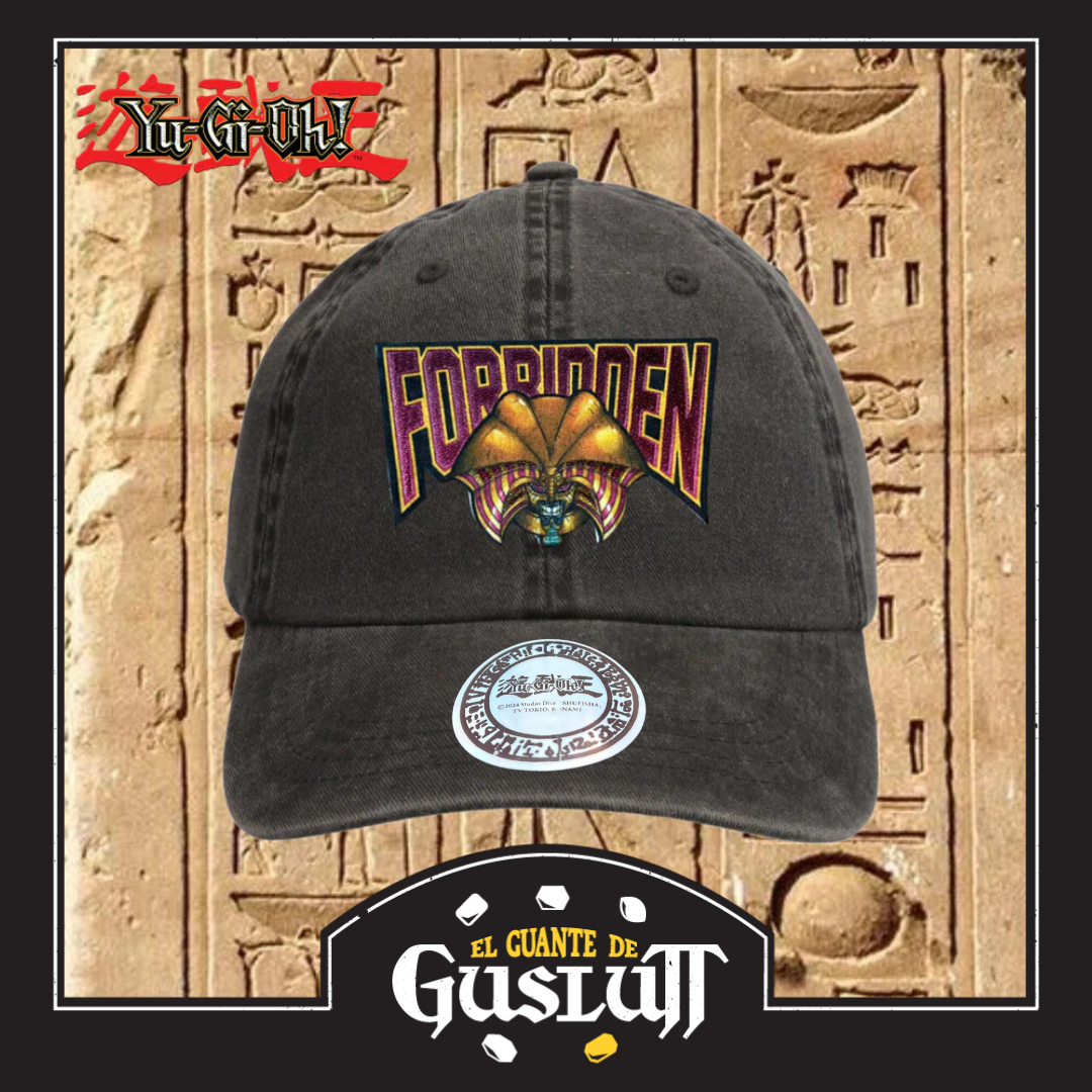 Gorra Yu-Gi-Oh! Exodia el Prohibido Gris Tipo Deslavada