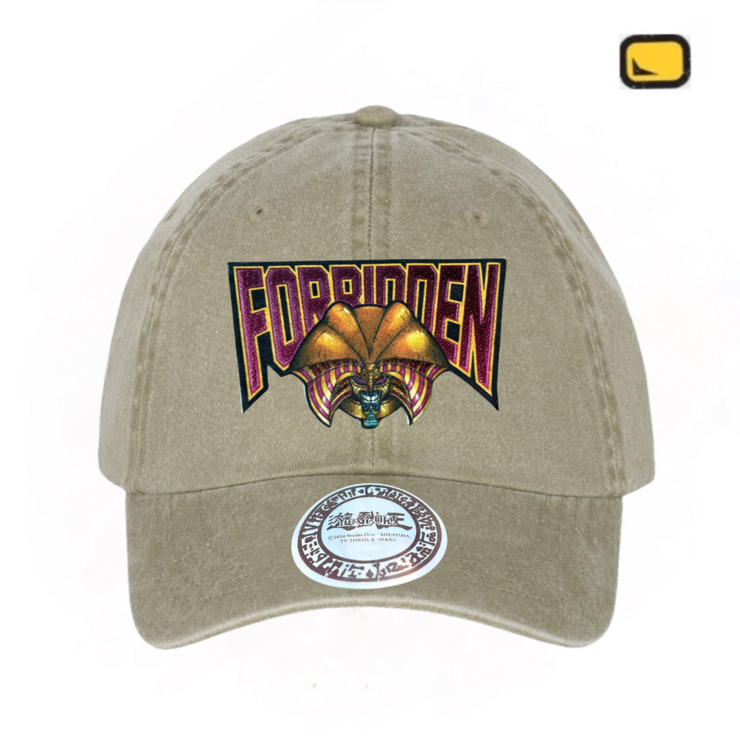 Gorra Yu-Gi-Oh! Exodia el Prohibido Beige Tipo Deslavada