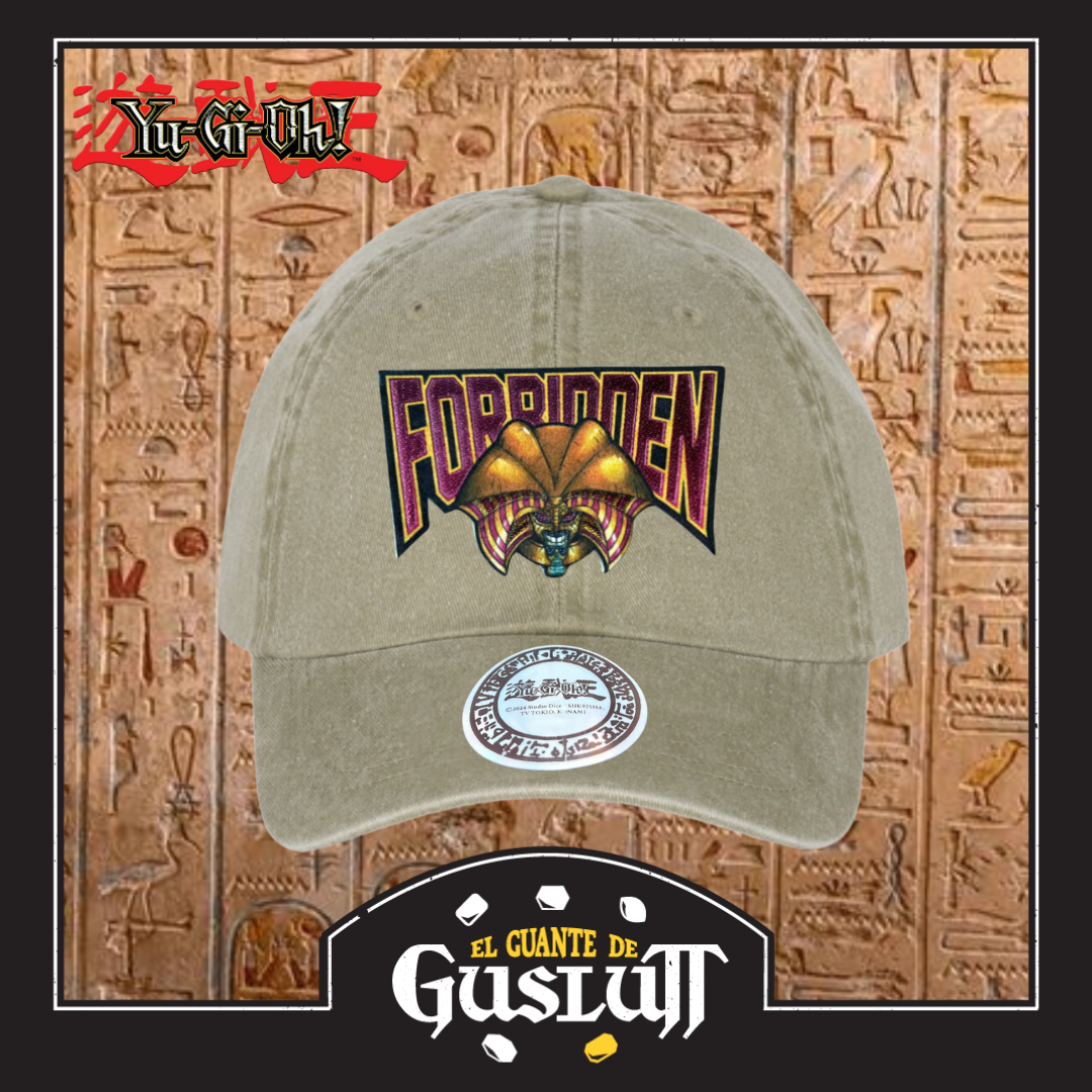 Gorra Yu-Gi-Oh! Exodia el Prohibido Beige Tipo Deslavada