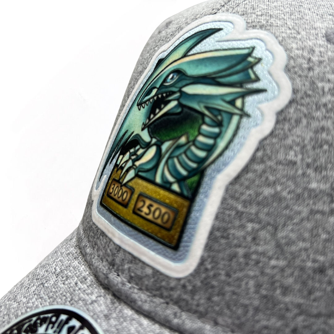 Gorra Yu-Gi-Oh! Dragón Blanco de Ojos Azules Gris Jaspe