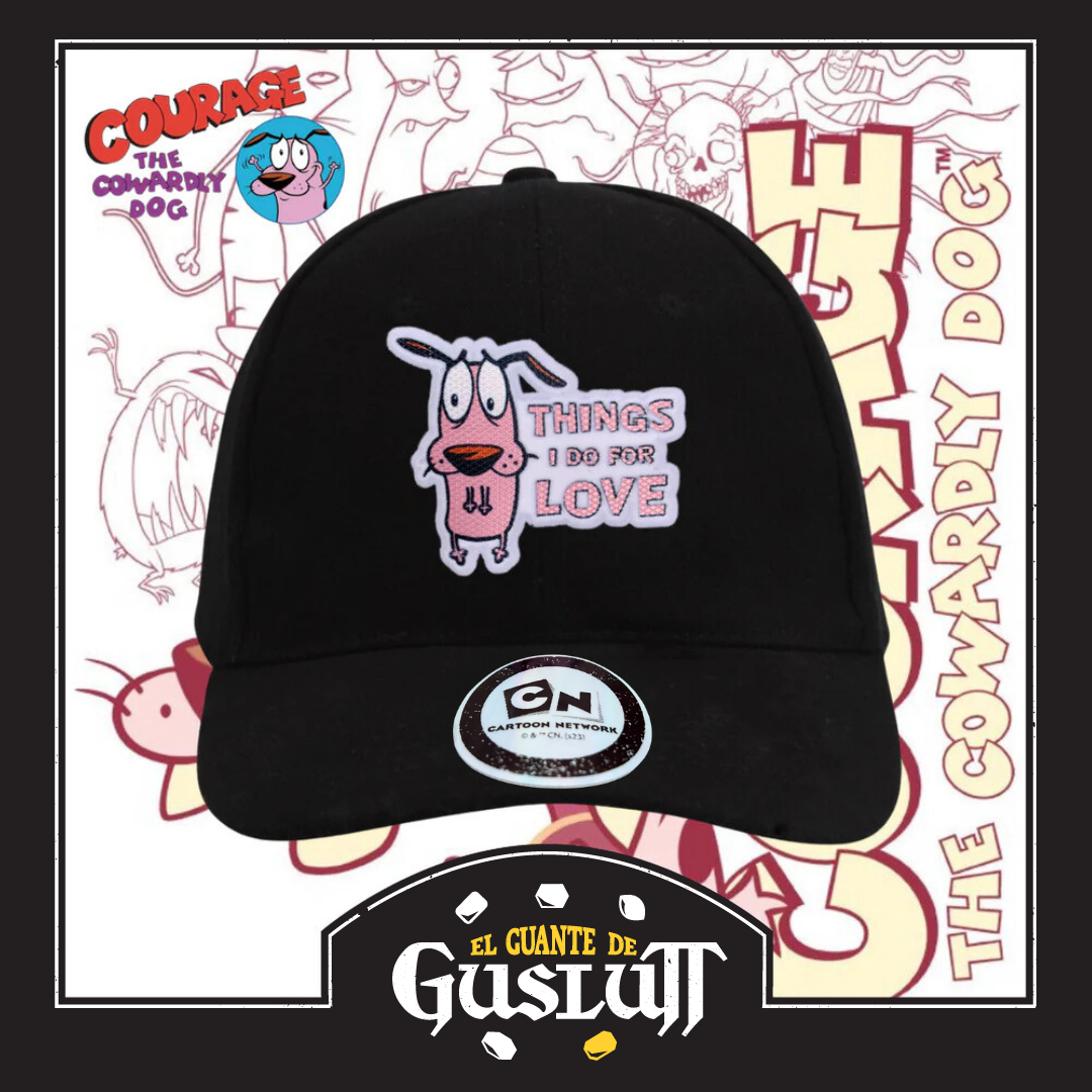 Gorra Cartoon Network Coraje el perro Cobarde Things I Do For Love Negra