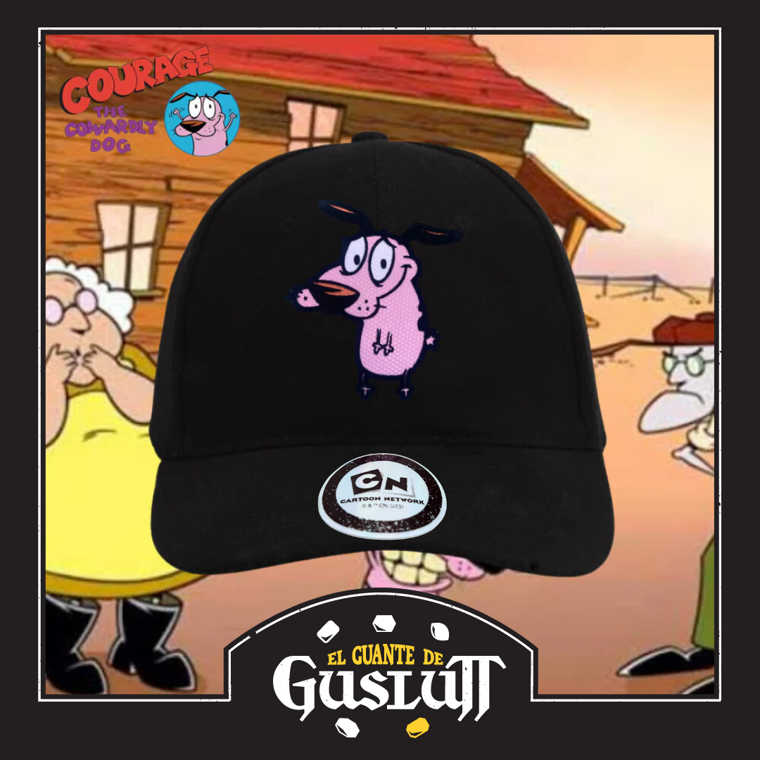 Gorra Cartoon Network Coraje el perro Cobarde Negra
