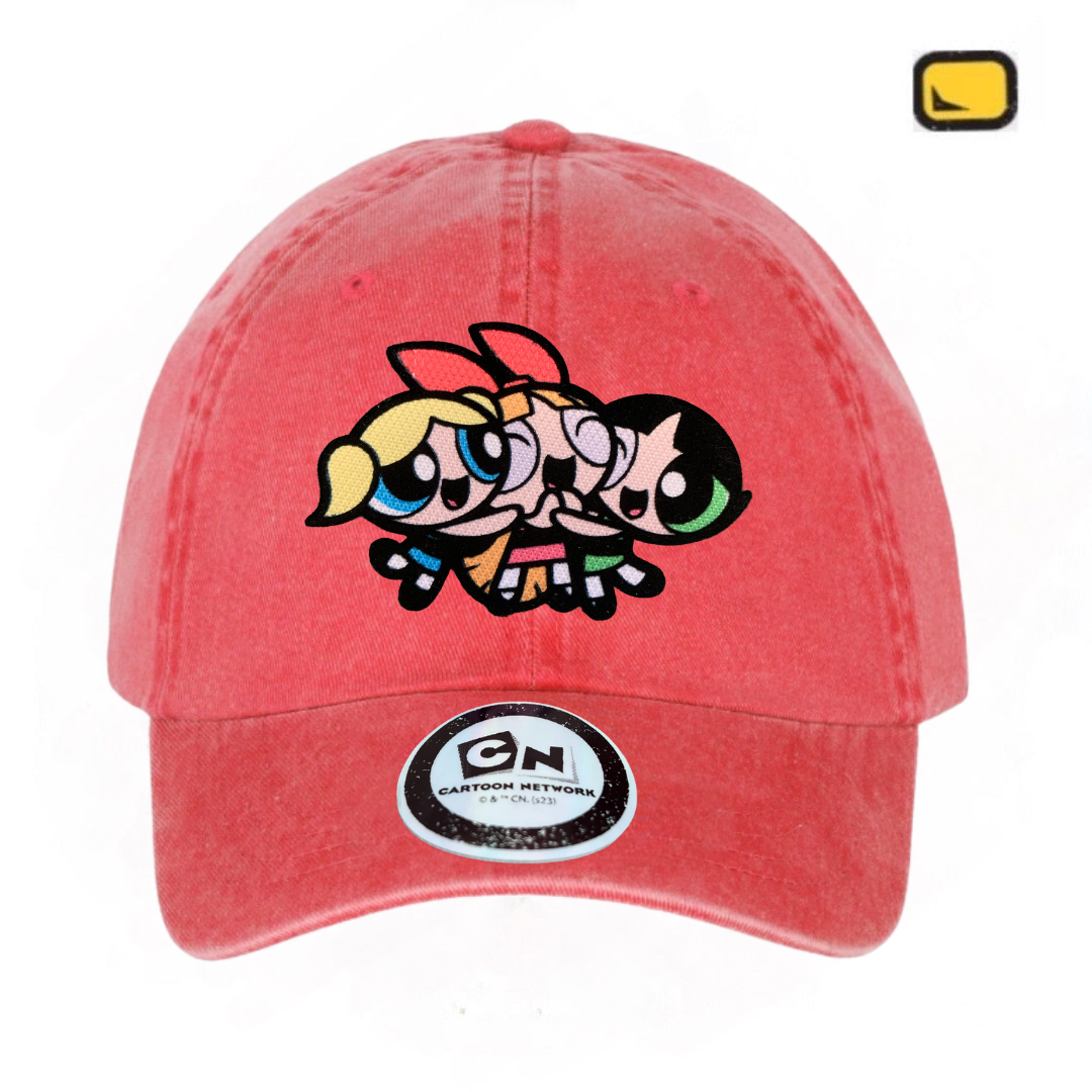 Gorra Cartoon Network The Powerpuff Girls “Superpower” Coral Vintage