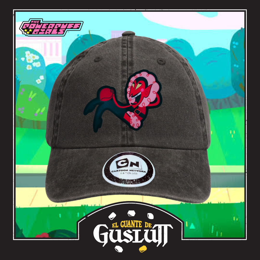 Gorra Cartoon Network Las Chicas Superpoderosas “Él” Gris Tipo Deslavada