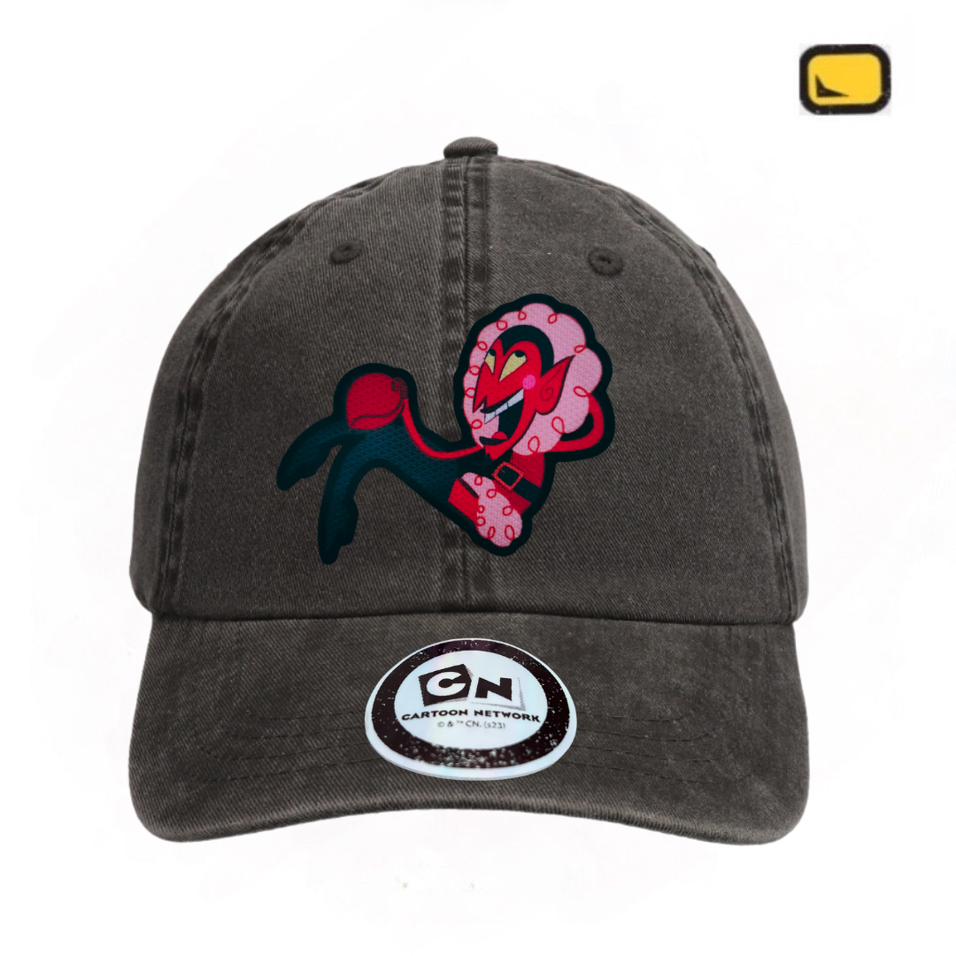 Gorra Cartoon Network Las Chicas Superpoderosas “Él” Gris Tipo Deslavada