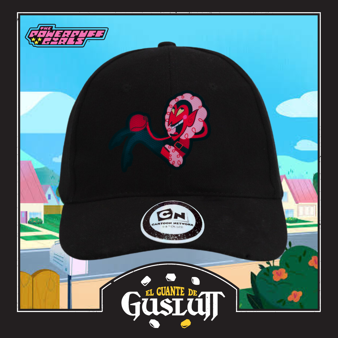 Gorra Cartoon Network Las Chicas Superpoderosas “Él” Negra