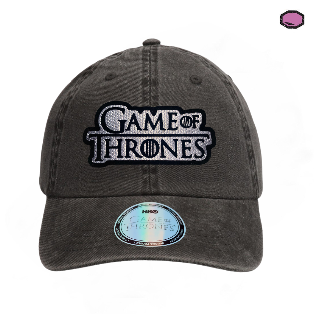 Gorra Game of Thrones Logo Gris Vintage