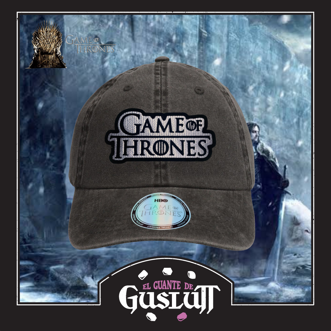Gorra Game of Thrones Logo Gris Vintage