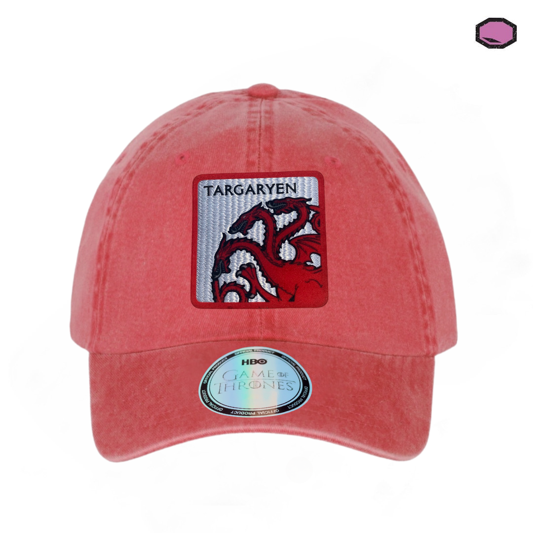 Gorra Game of Thrones “House Targaryen” Roja Vintage