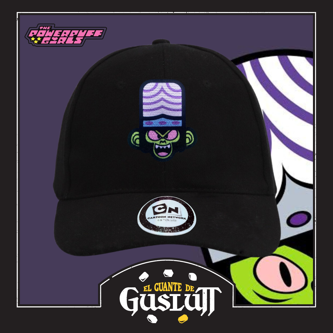 Gorra Cartoon Network Las Chicas Superpoderosas Mojo-Jojo Negra
