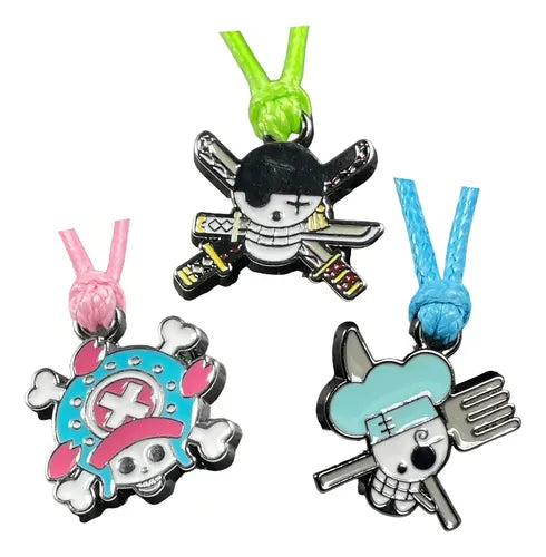 Set de Pulseras One Piece Roronoa Zoro, Sanji y Tony Tony Chopper Edición Limitada