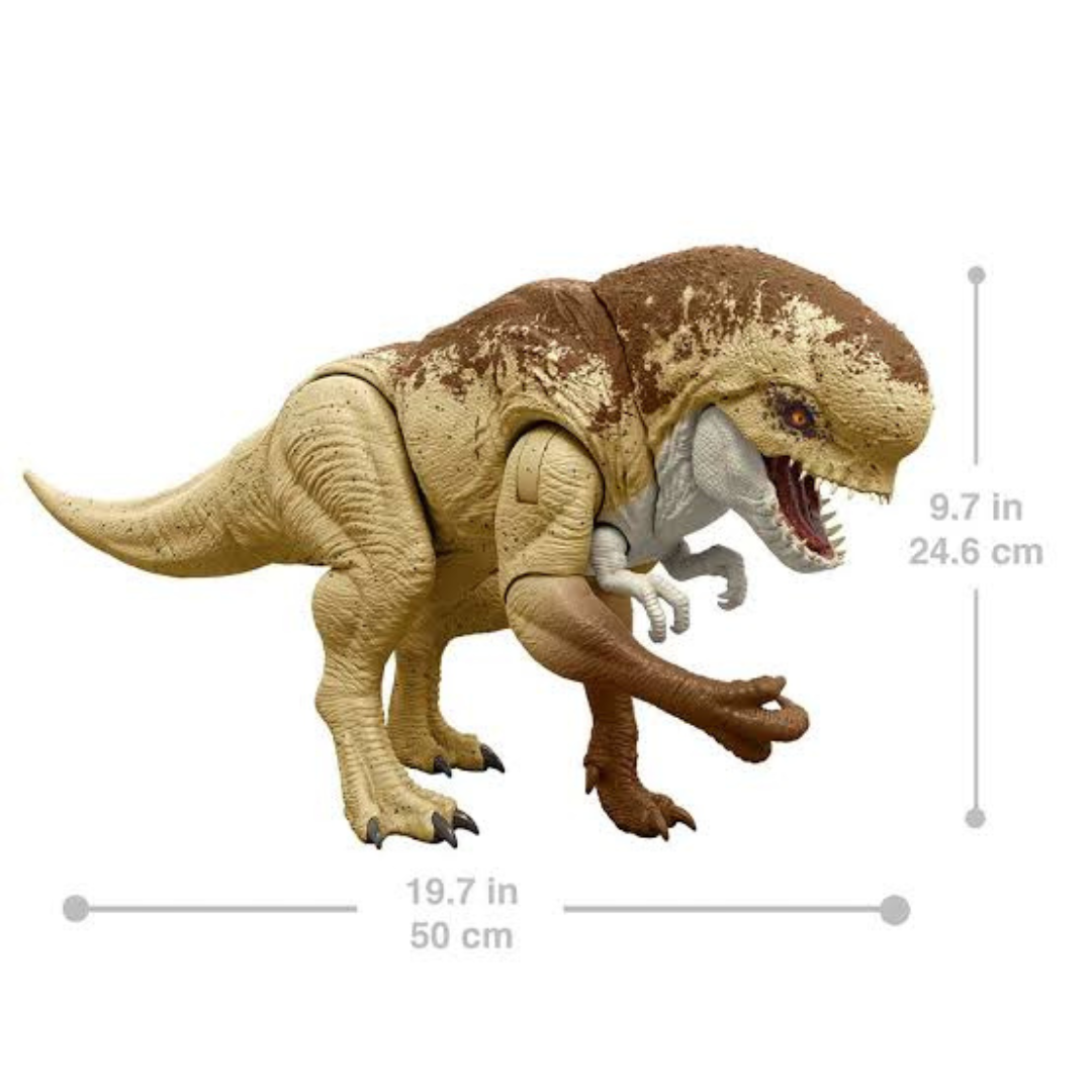 Figura Jurassic World Rebirth Distortus Rex con Acción de Batalla y Sonido