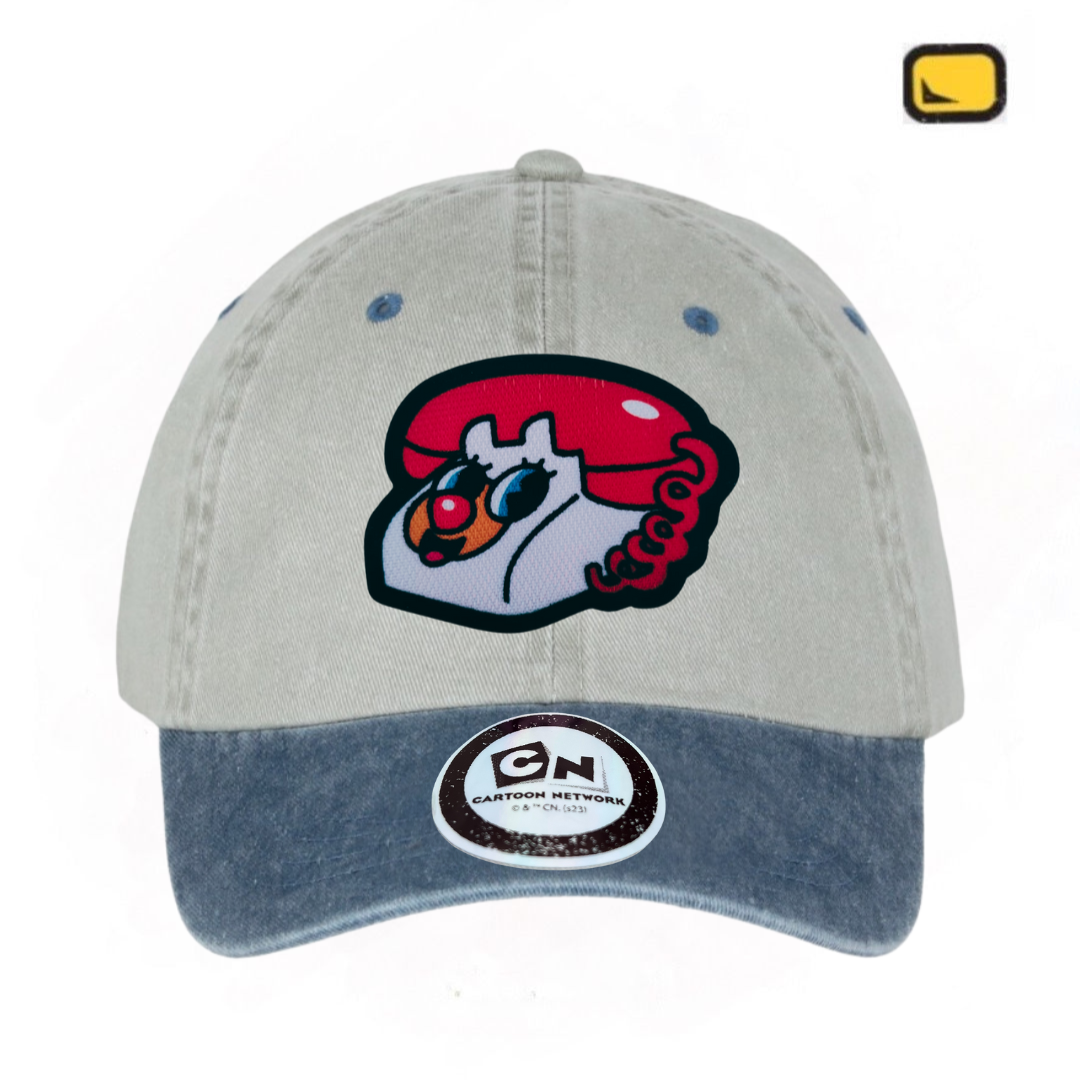 Gorra The Powerpuff Girls “Powepurpuff Hotline” Beige-Azul Vintage