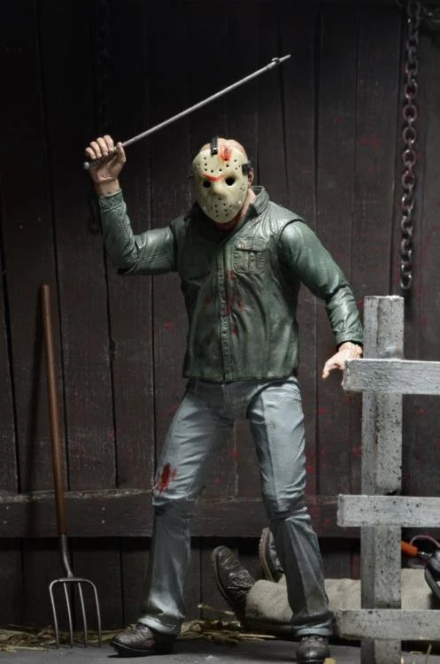 Figura NECA Friday the 13th Part III Jason Voorhees Versión Ultimate