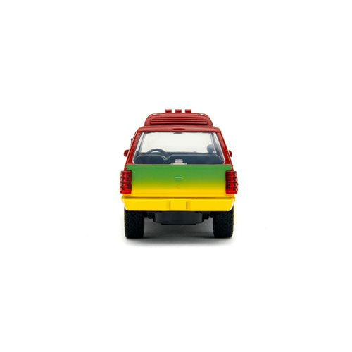 Vehículo Jada Toys Jurassic Park Ford Explorer 1993 Edición 30 Aniversario Escala 1/32