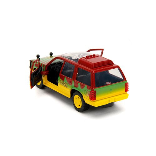 Vehículo Jada Toys Jurassic Park Ford Explorer 1993 Edición 30 Aniversario Escala 1/32