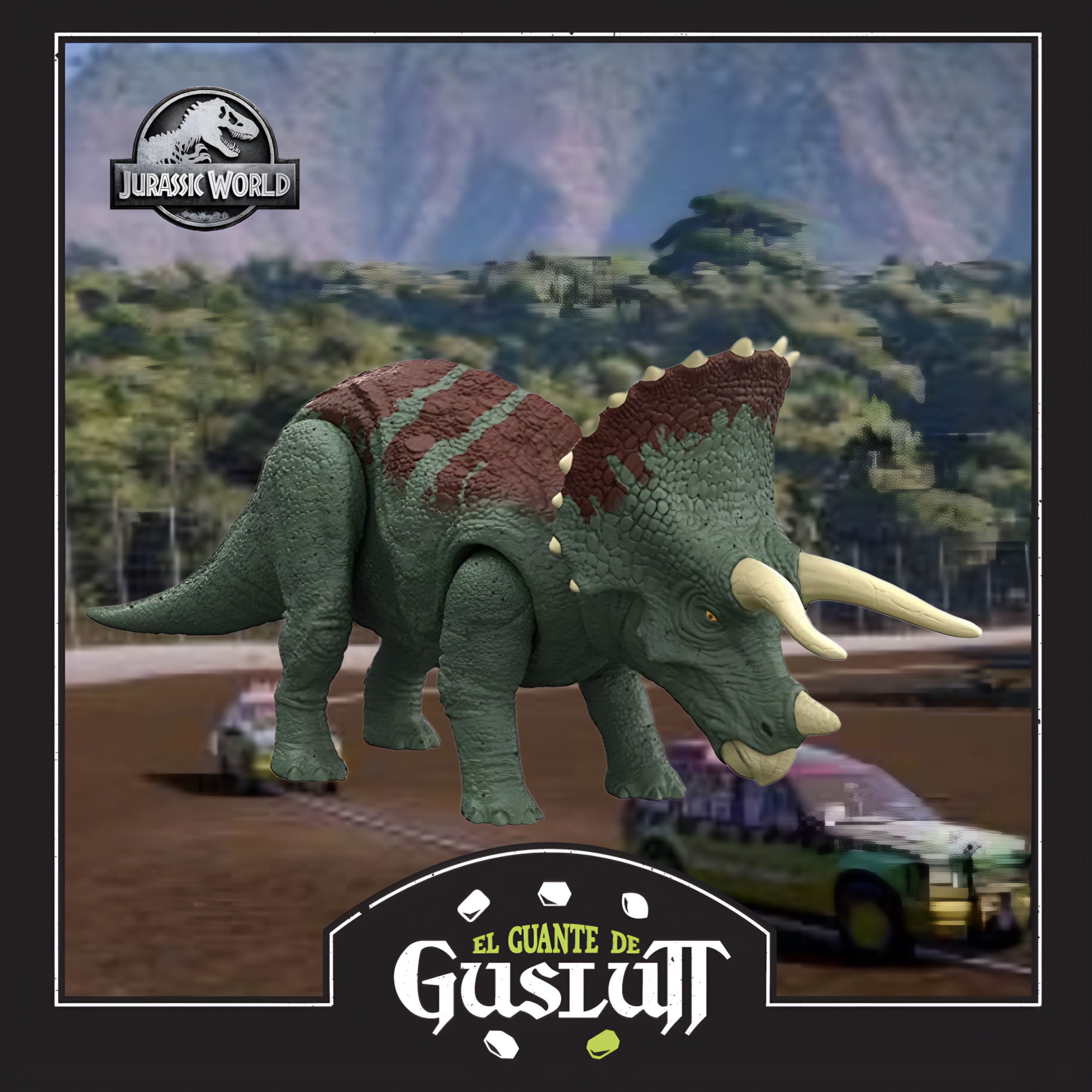 Figura WOW! POD Triceratops De Jurassic World Dominion | Con Efectos De Luz Y Sonido - Coleccionable