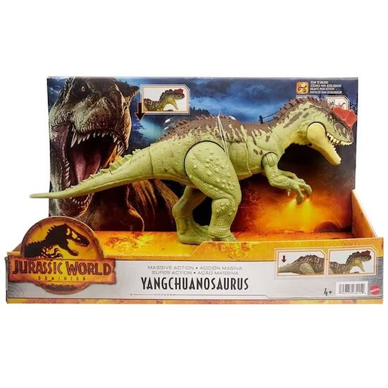 Figura Jurassic World Dominion Yangchuanosaurus con Acción de Batalla