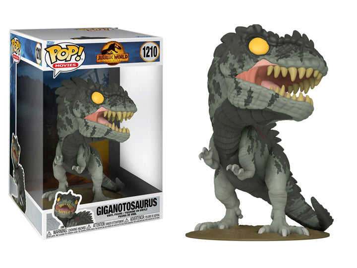 Figura Funko Pop Jurassic World Dominion Giganotosaurus Edición Deluxe 10 Pulgadas