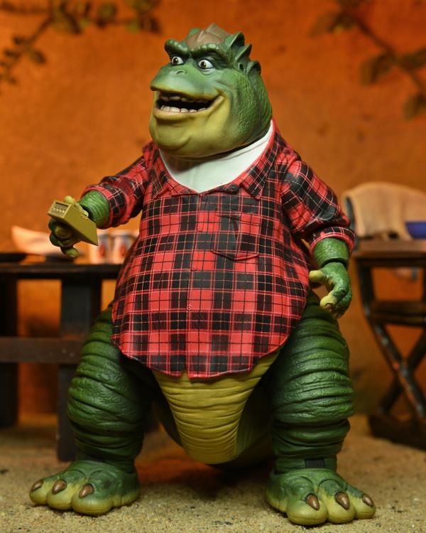 Figura NECA Dinosaurs Earl Sinclair Versión Ultimate