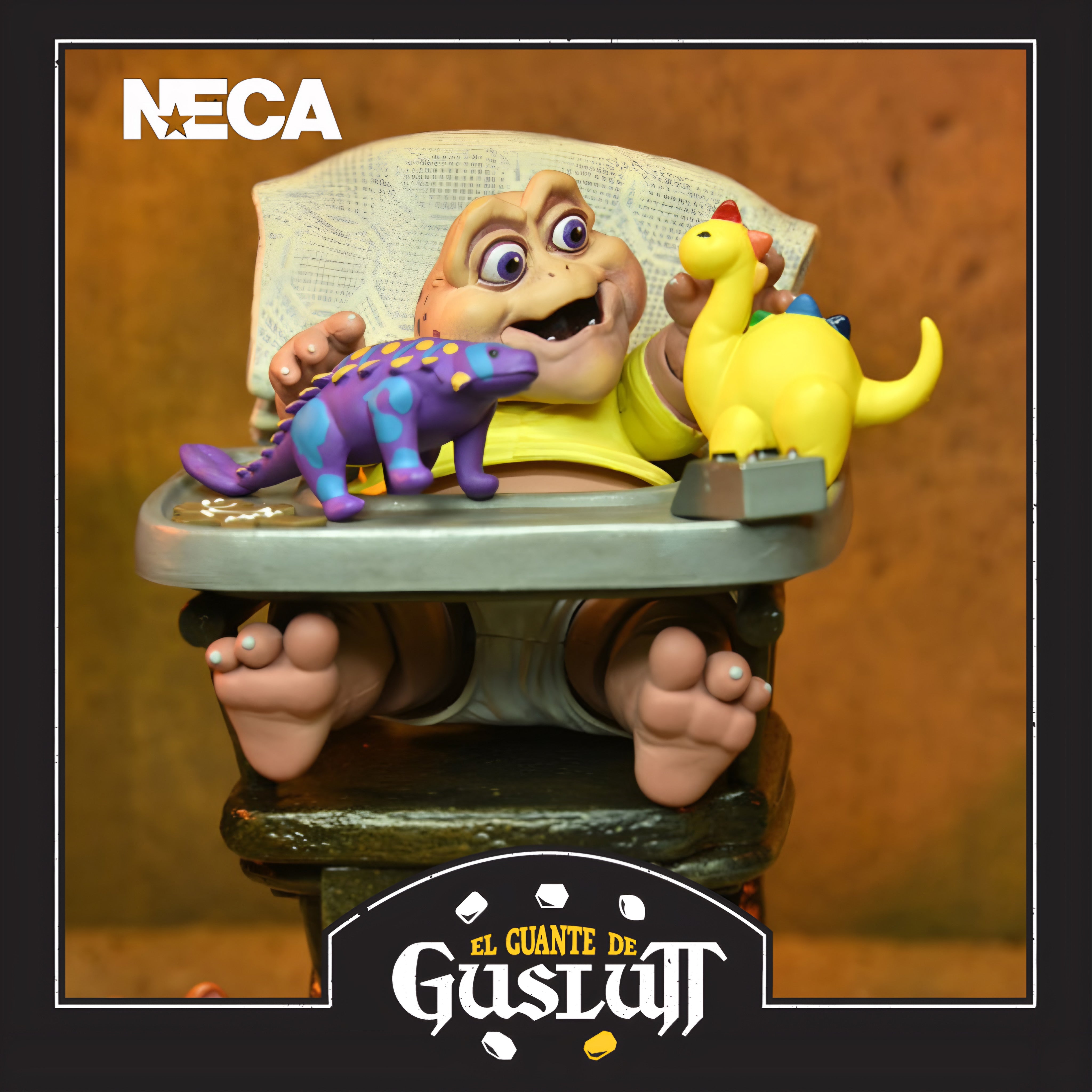 Figura NECA Dinosaurs Baby Sinclair Versión Ultimate