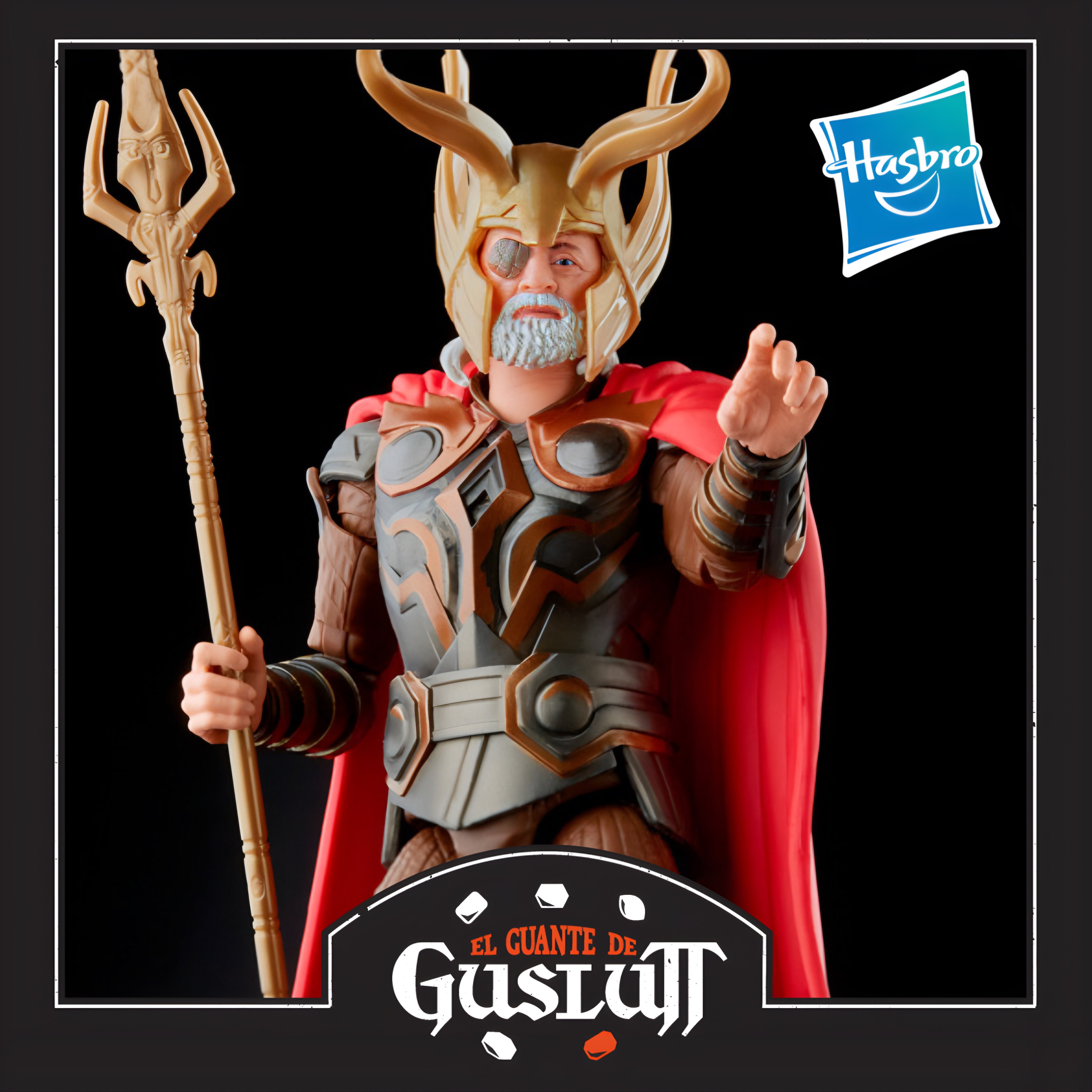 Figura Marvel Legends Infinity Saga Odin Escala 6 Pulgadas
