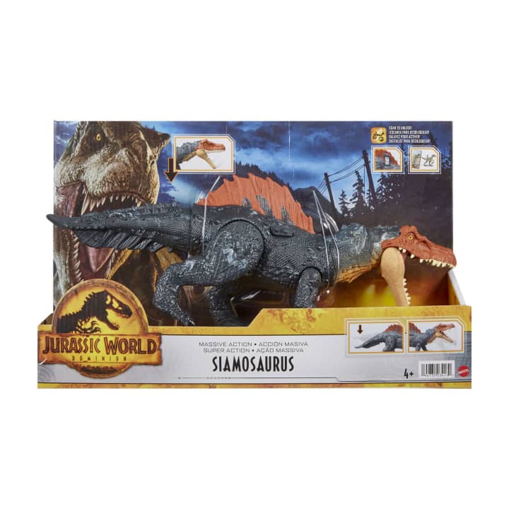 Figura Jurassic World Dominion Siamosaurus con Acción de Batalla