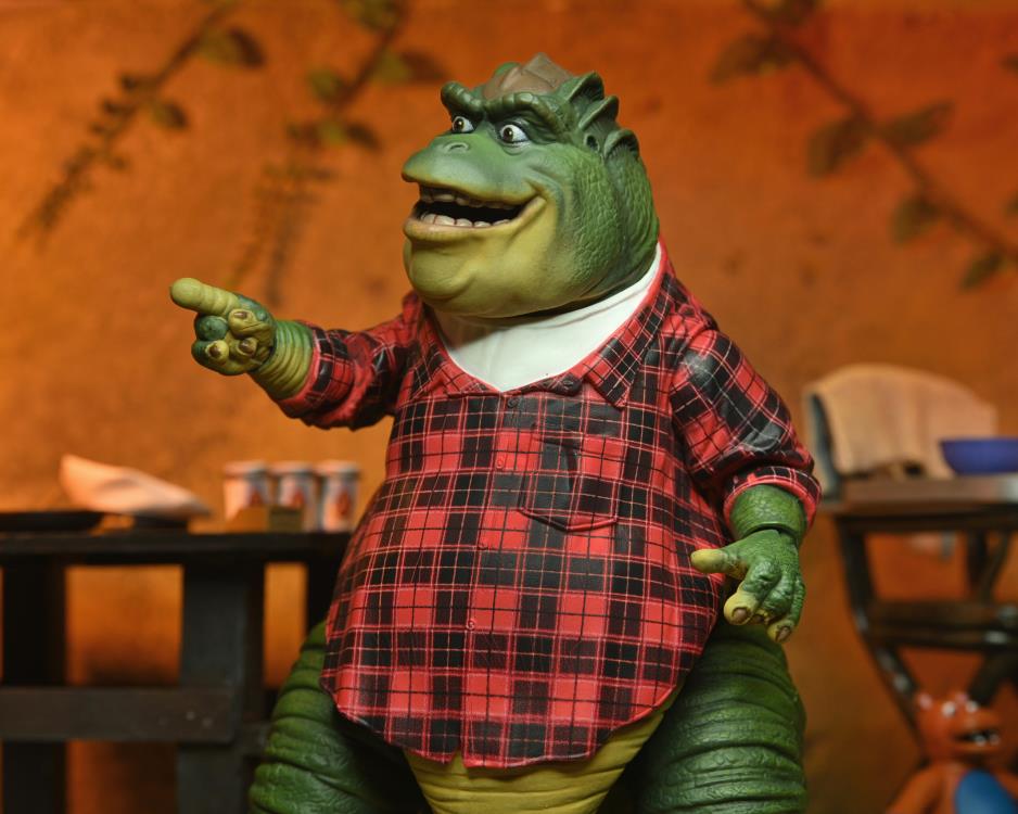 Figura NECA Dinosaurs Earl Sinclair Versión Ultimate