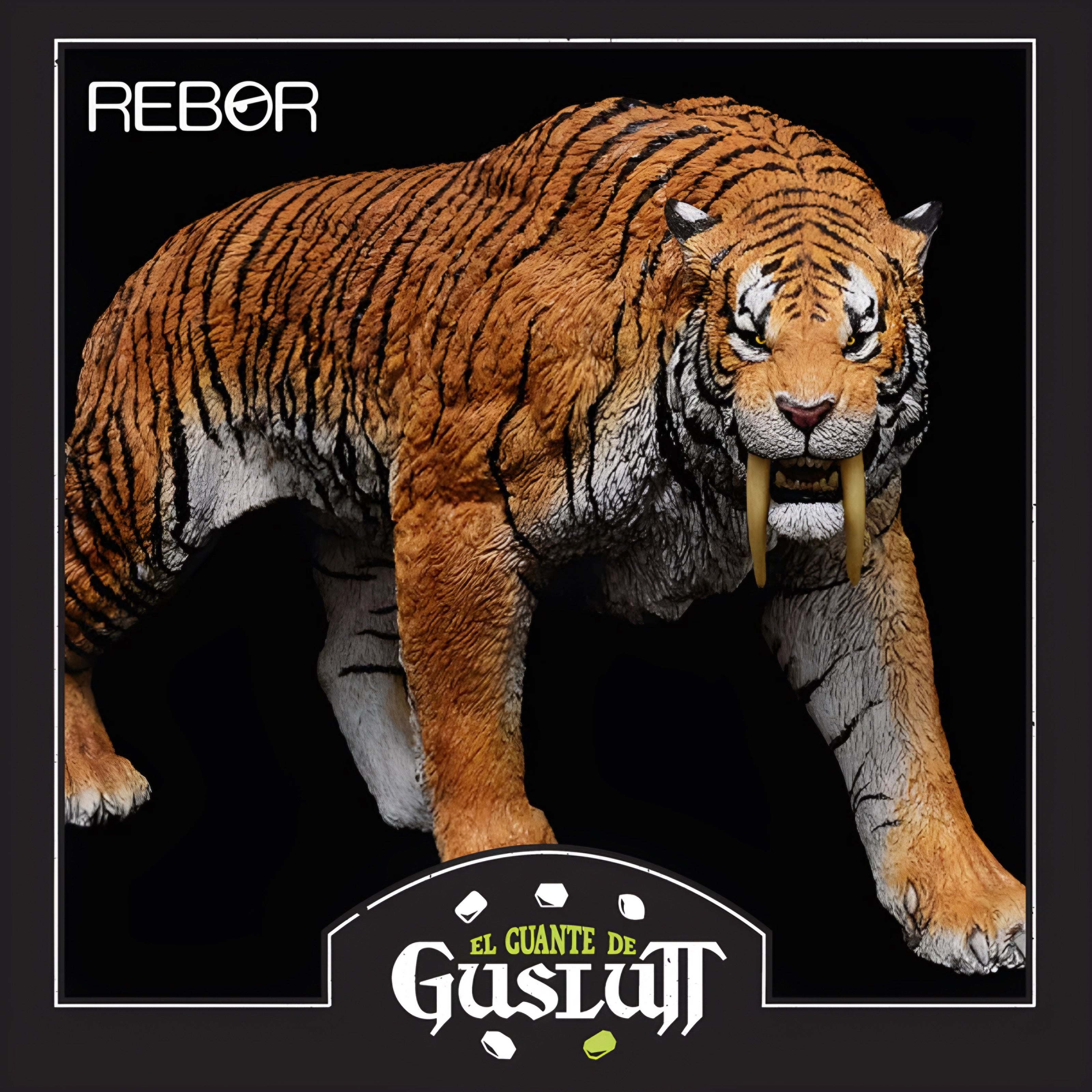 Figura REBOR Smilodon Populator Stray Cat Edición Deluxe Versión Year of the Tiger Escala 1/12
