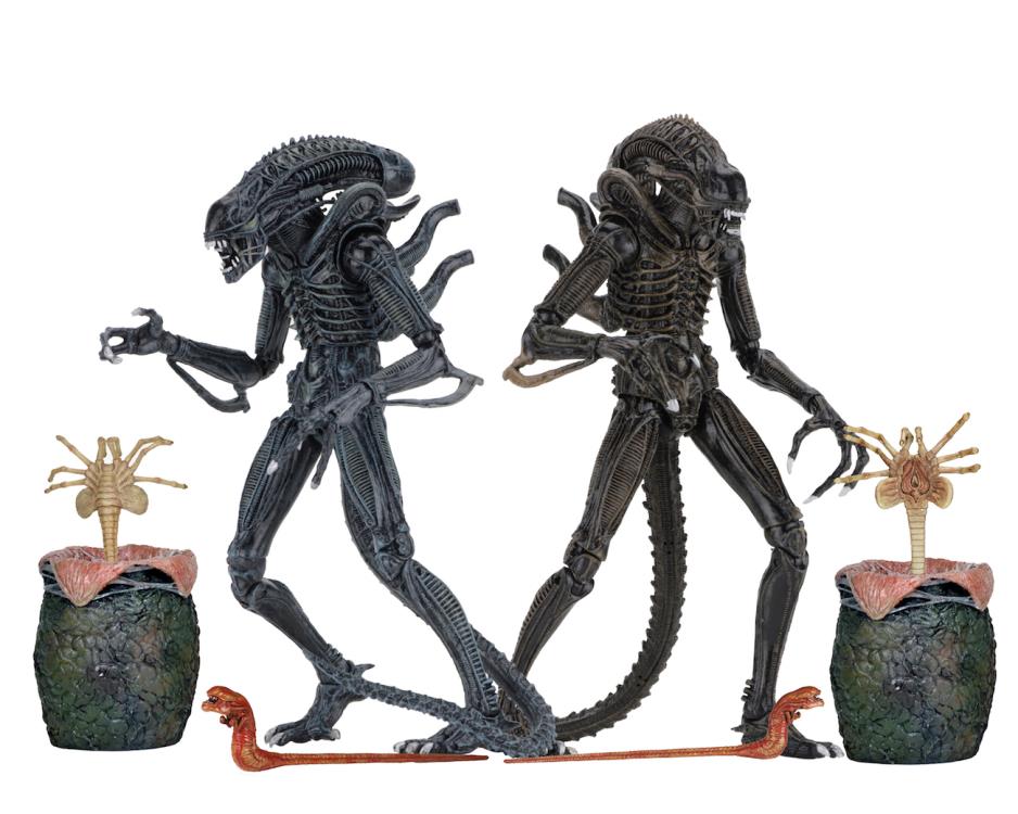Figura NECA Aliens Alien Warrior (Edición Café) Versión Ultimate