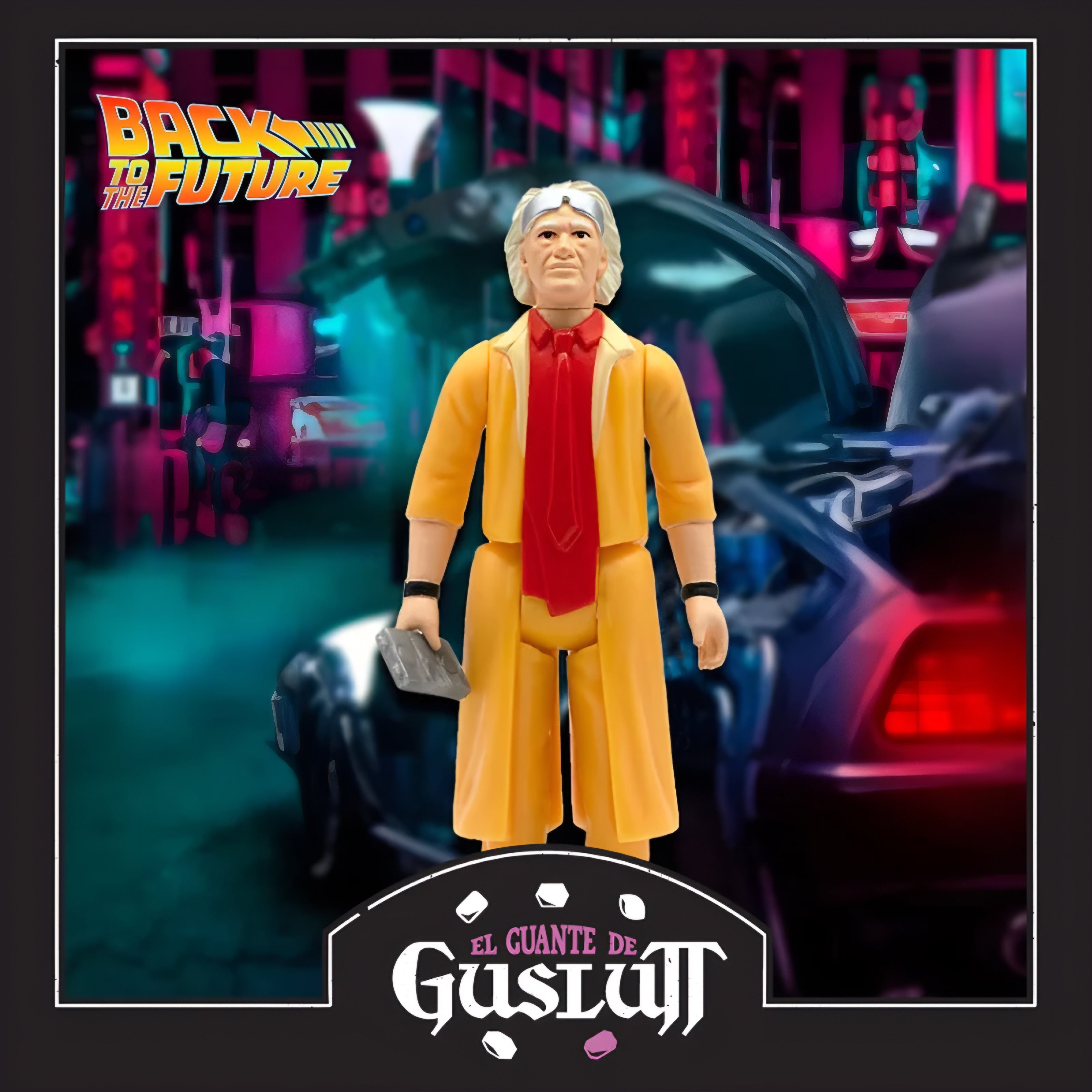Figura Back to the Future Doc Emmett Brown Escala 1/18