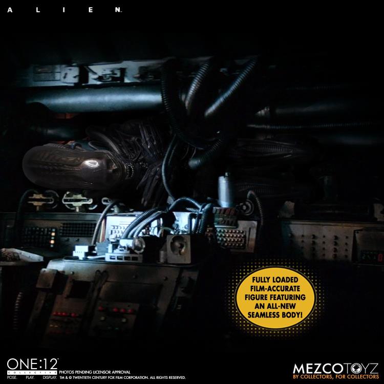 Figura Mezco Toys Big Chap Alien Escala 1/12