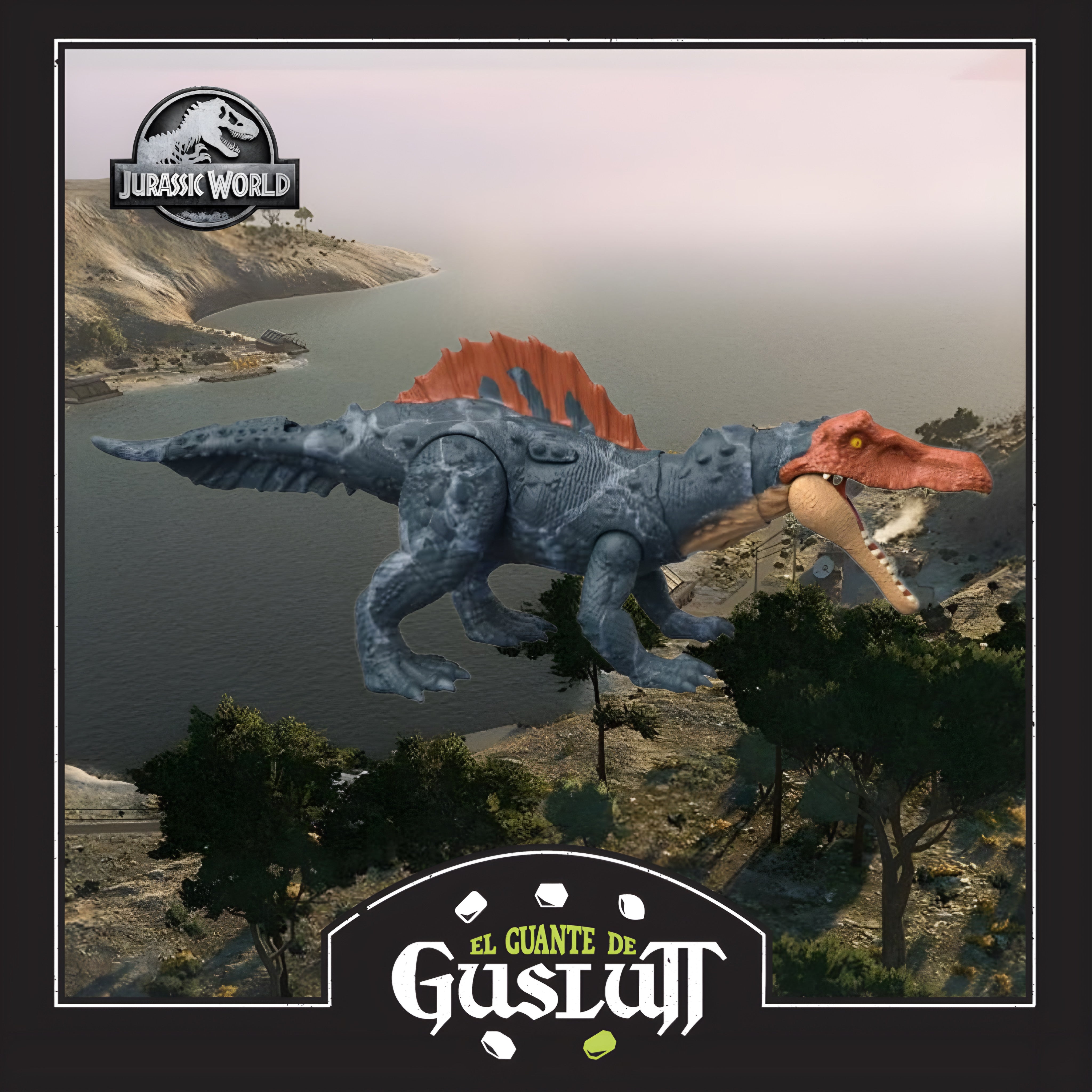 Figura Jurassic World Dominion Siamosaurus con Acción de Batalla