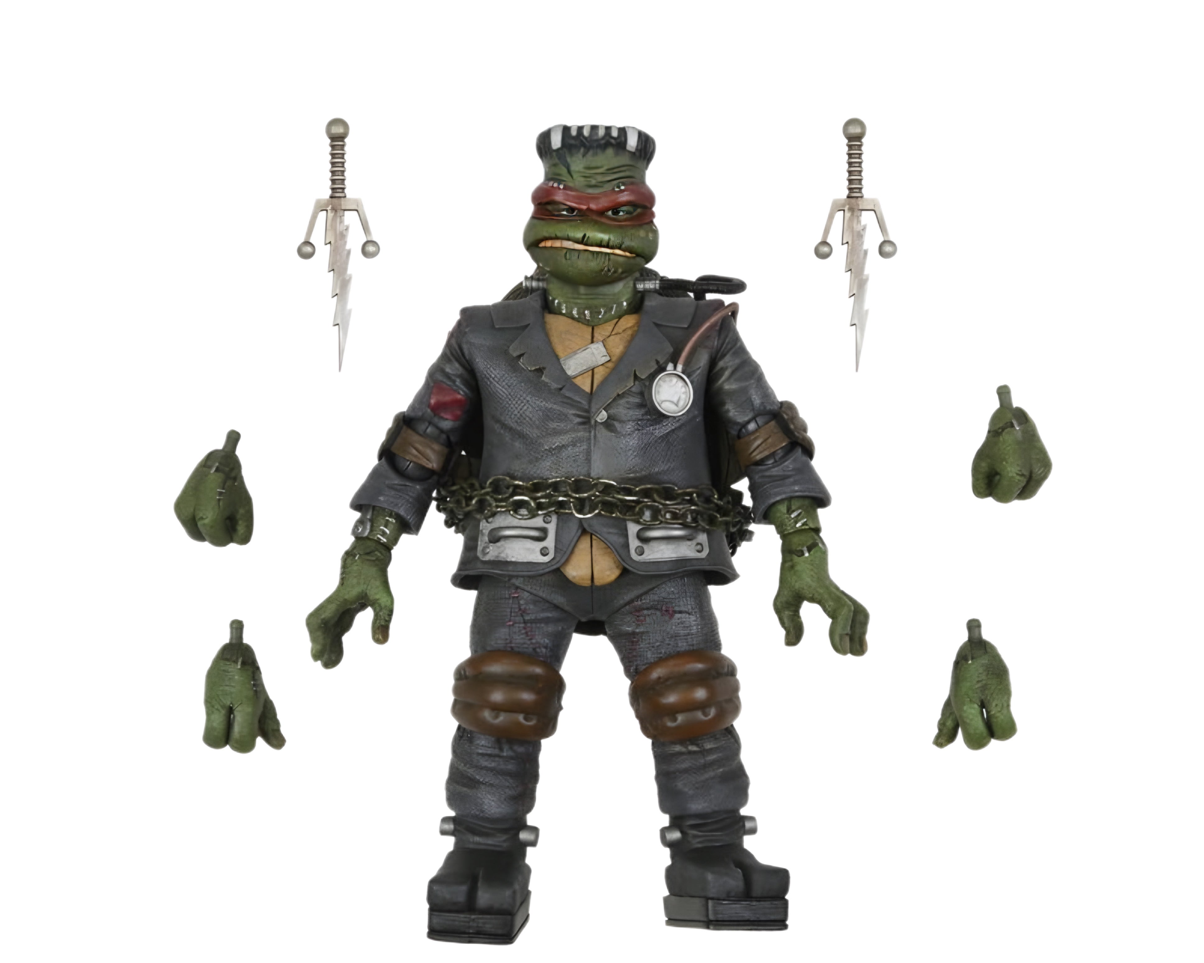 Figura NECA TMNT Raphael as Frankenstein Monster Versión Ultimate
