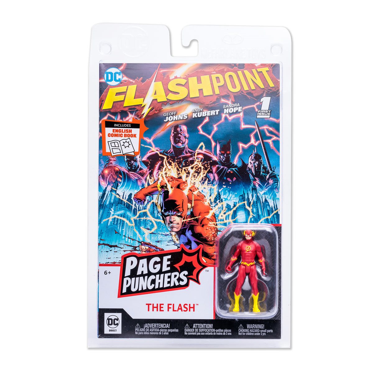 Mcfarlane Toys DC Multiverse Page Punchers Flash Flashpoint