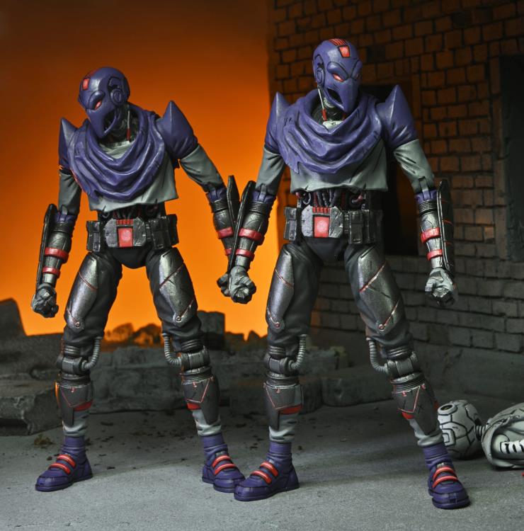 Figura NECA TMNT The Last Ronin Foot Bot Versión Ultimate