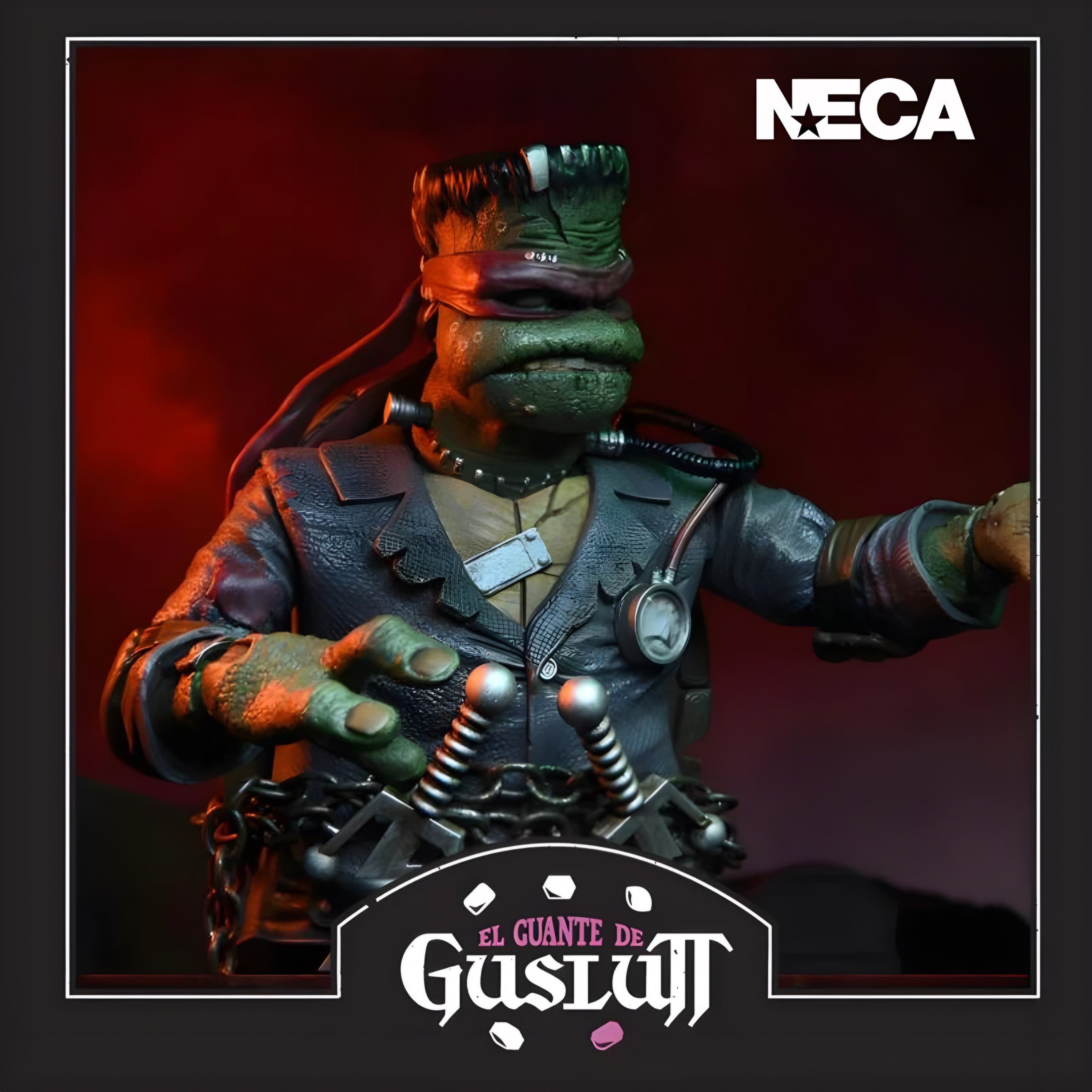 Figura NECA TMNT Raphael as Frankenstein Monster Versión Ultimate