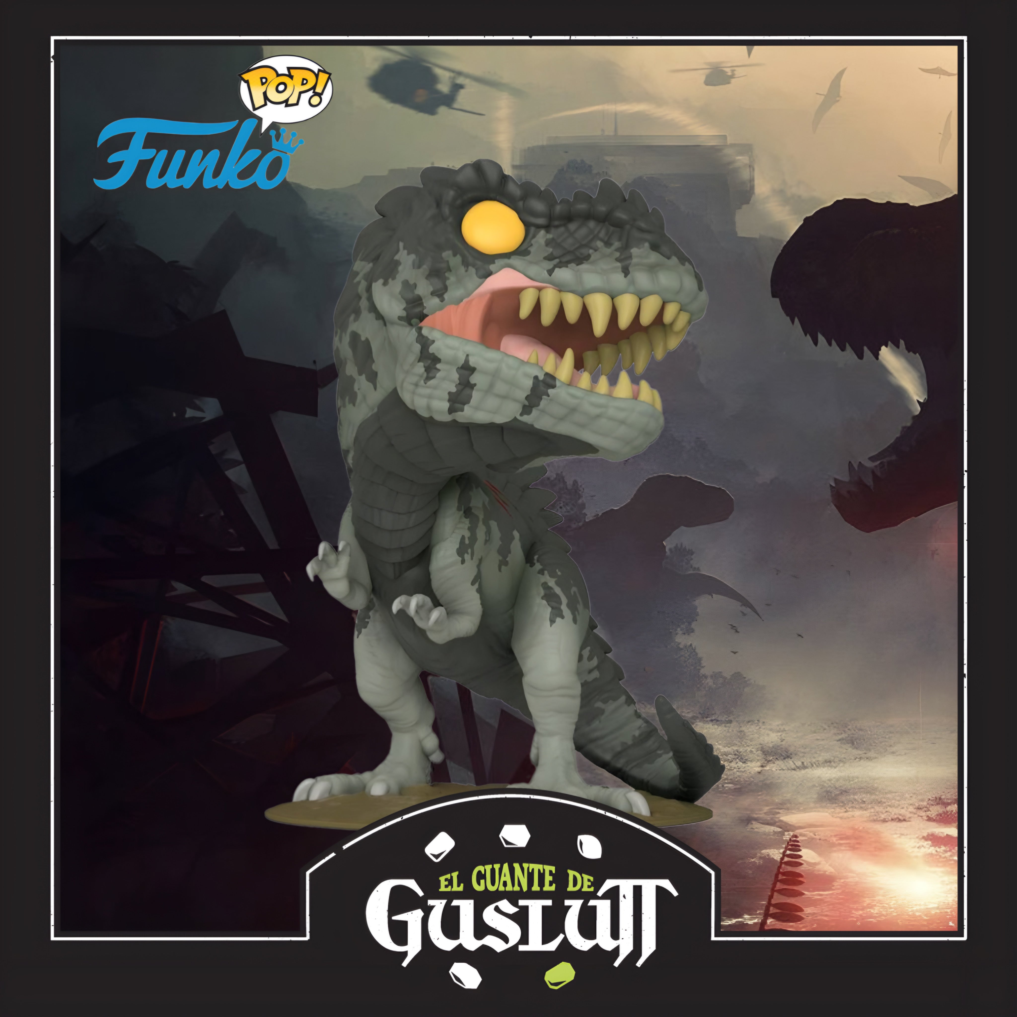 Figura Funko Pop Jurassic World Dominion Giganotosaurus Edición Deluxe 10 Pulgadas