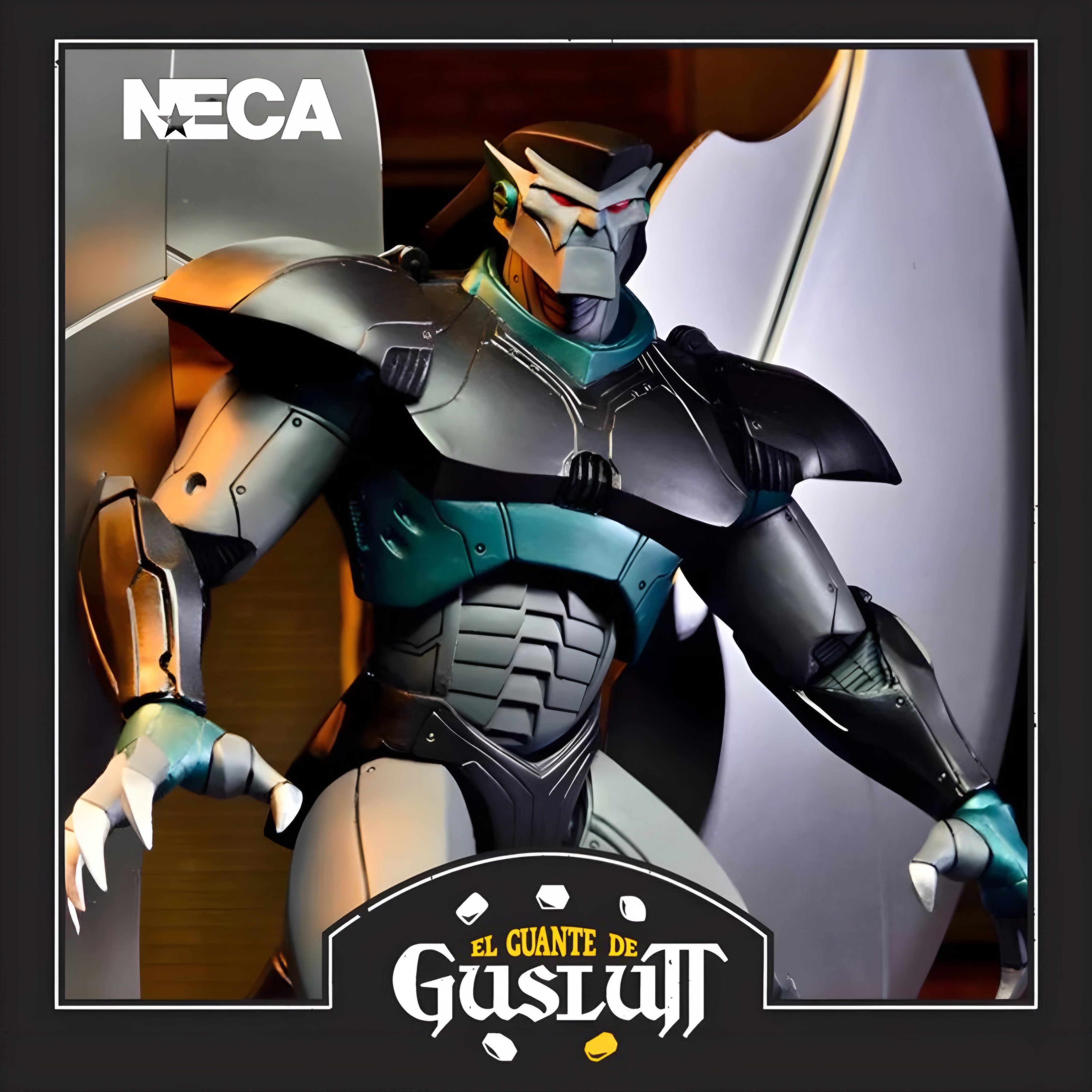 Figura NECA Gargoyles Steel Clan Robot Versión Ultimate