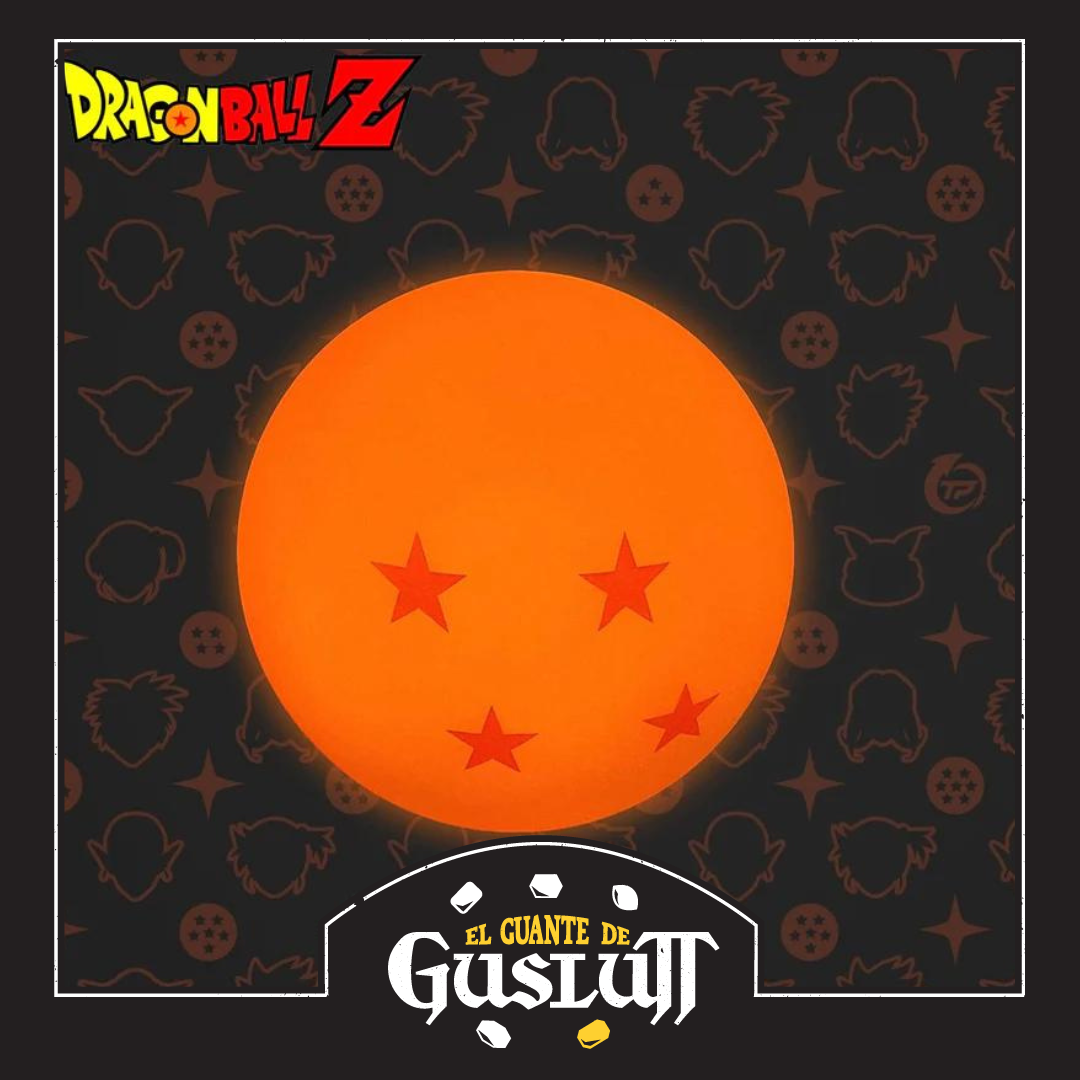 Mini Lámpara Dragon Ball Z Edición Especial Esfera 4 Estrellas