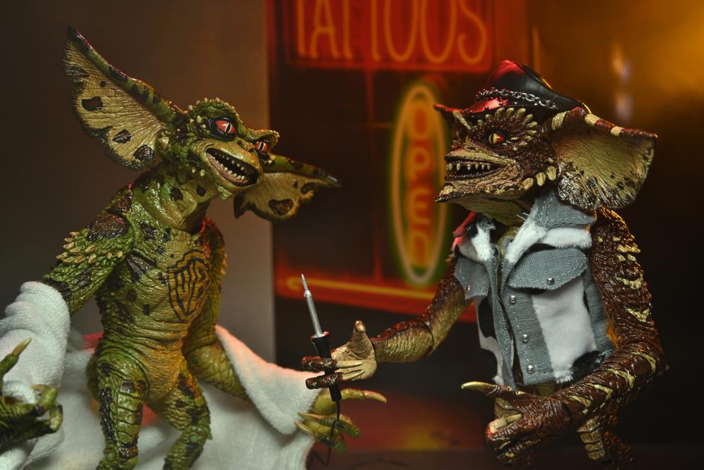 Set de Figuras NECA Gremlins 2: The New Batch Tattoo Gremlins Versión Ultimate