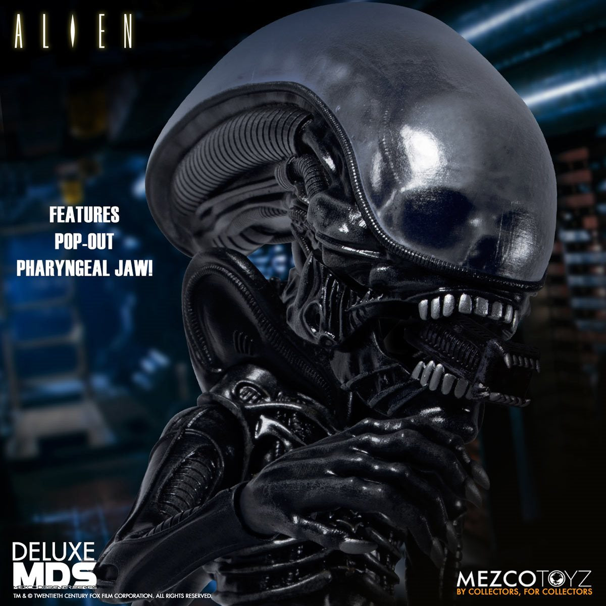 Figura Mezco Toys Alien Set Exclusivo con Accesorios escala 1/10