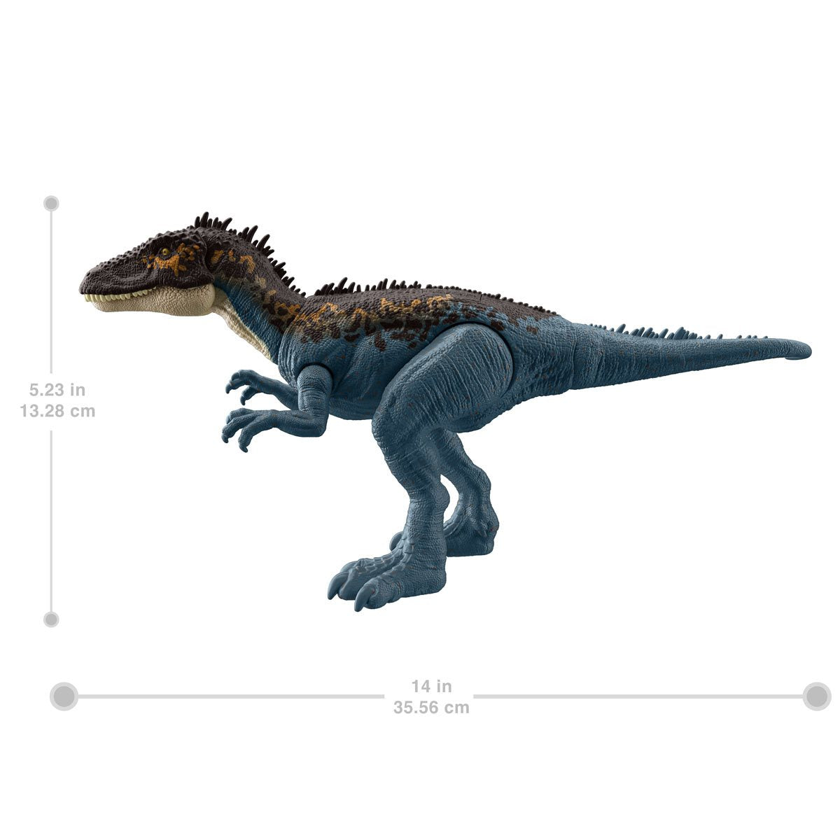 Figura Jurassic World Carcharodontosaurus con Acción de Batalla y Equipo de Captura