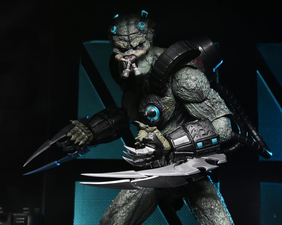 Figura NECA Predator Concrete Jungle Stone Heart Predator Versión Ultimate