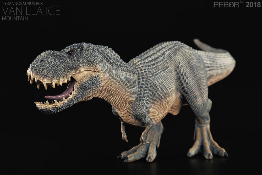 Figura REBOR Tyrannosaurus Rex Vanilla Versión Ice Mountain Escala 1/35