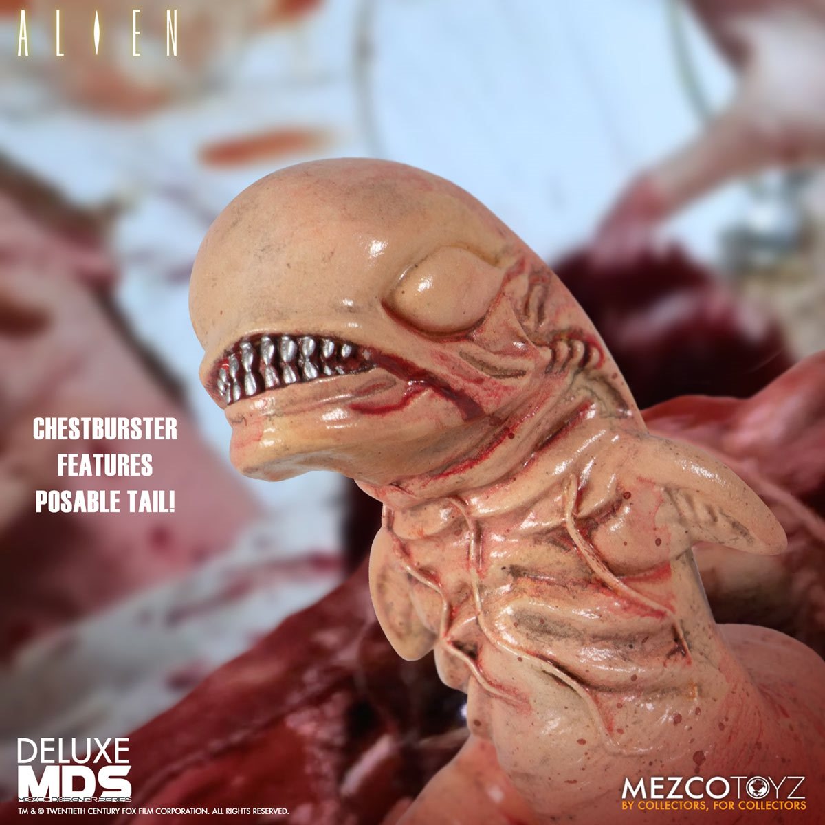 Figura Mezco Toys Alien Set Exclusivo con Accesorios escala 1/10