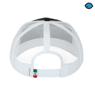 Gorra Resident Evil Umbrella Corporation Negra/Blanca Tipo Trucker Premium