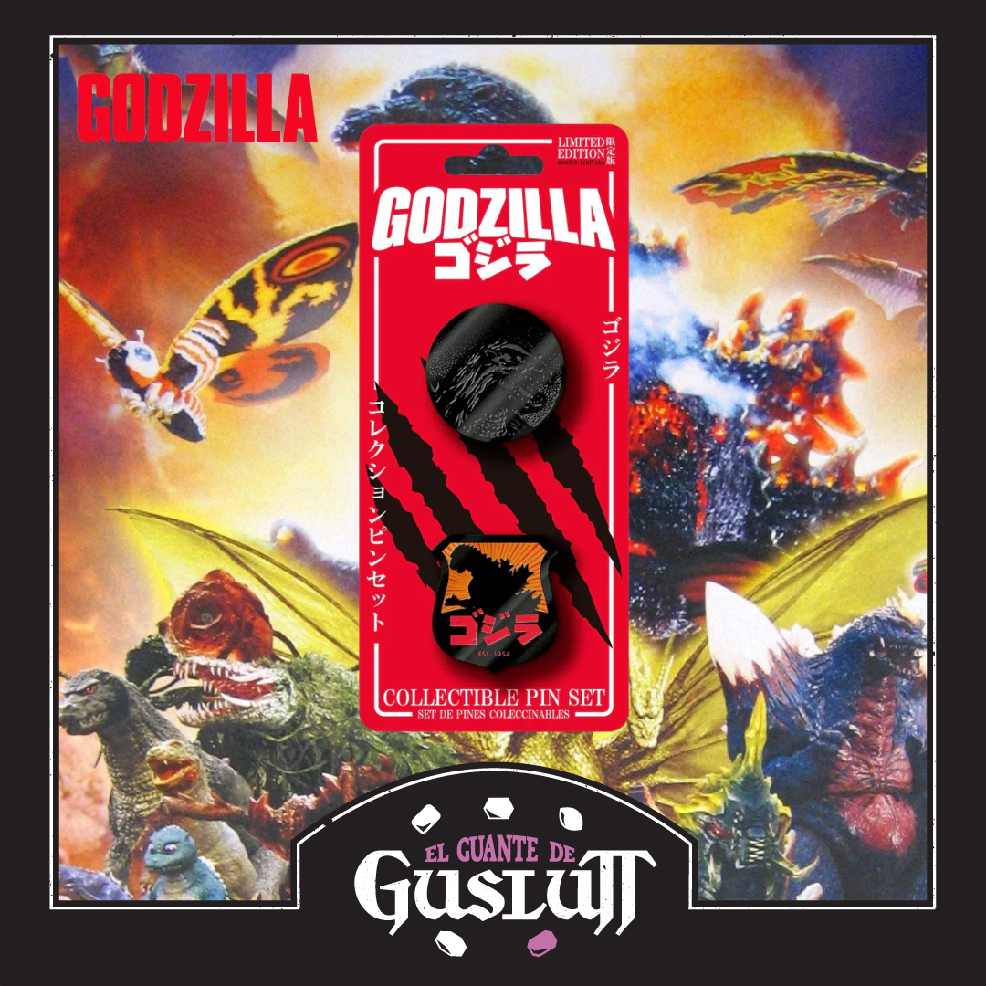 Set de Pines Godzilla Edición Especial