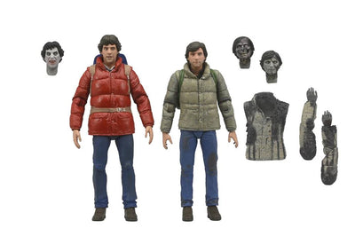 Set de Figuras NECA An American Werewolf in London Jack Goodman & David Kessler