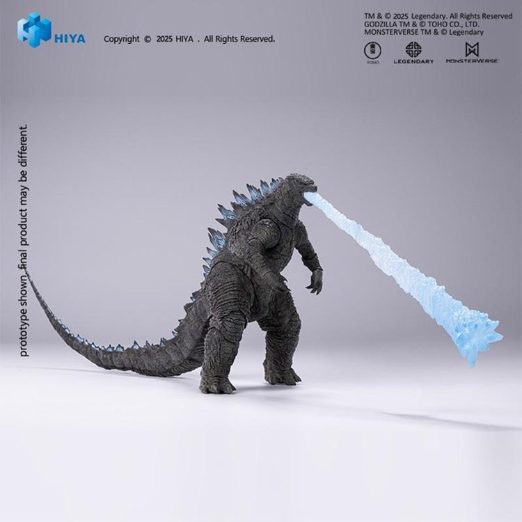 Figura Hiya Toys Godzilla Heat Ray Godzilla Versión Traslúcida 2014 Escala 1/10
